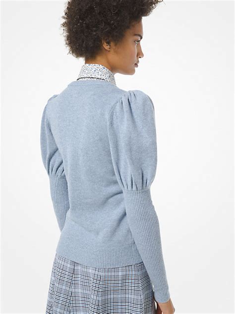 chandail bleu manche cloche michael kors samll